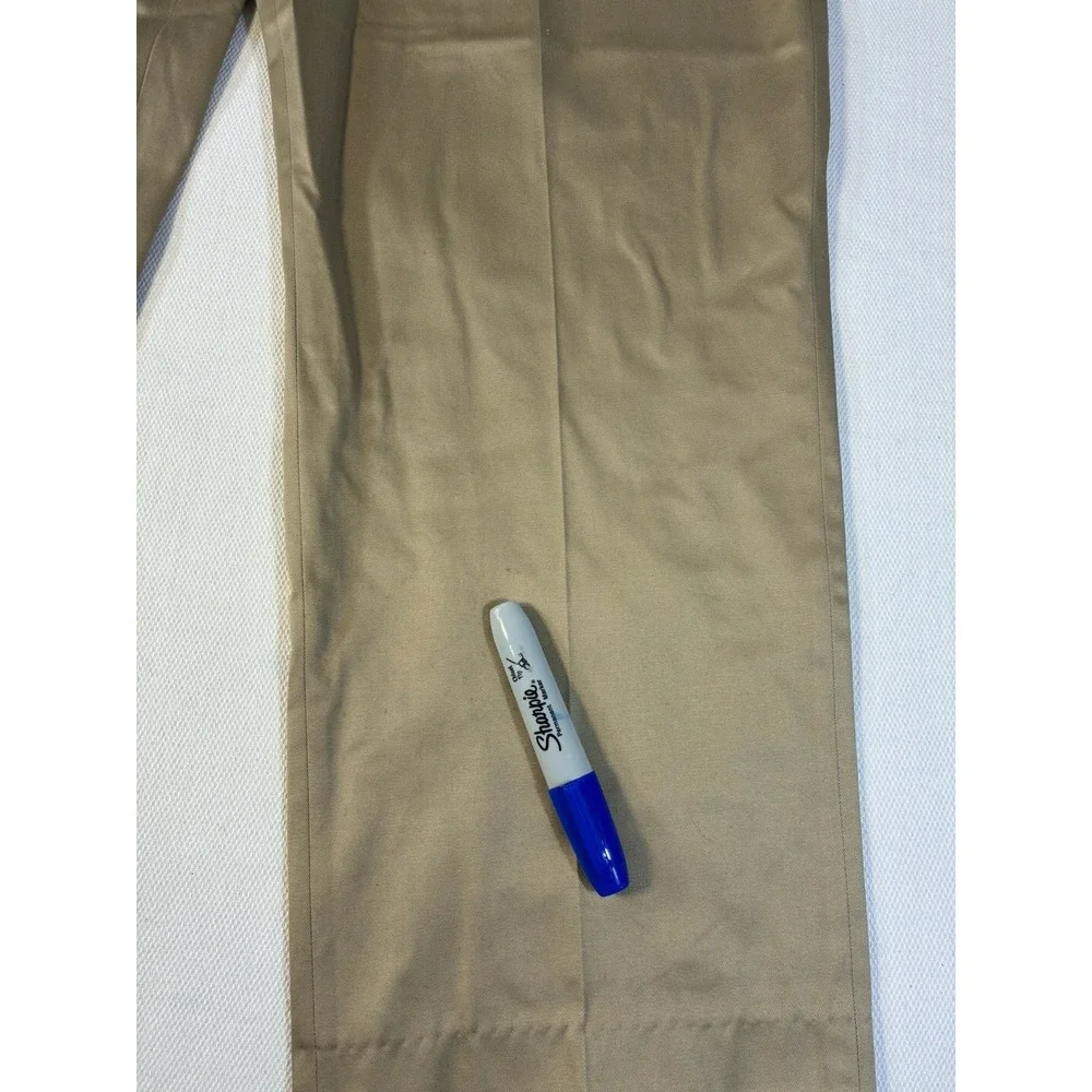 Lands' End Men's Traditional Fit‎ Khaki Chino Pants Size 42